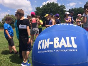 Kinball Raid santé nature 2018 Usep Ligue de l'enseignement du Gers