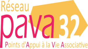 Logo Pava Auch Info'Asso 32, Ligue de l'enseignement du Gers