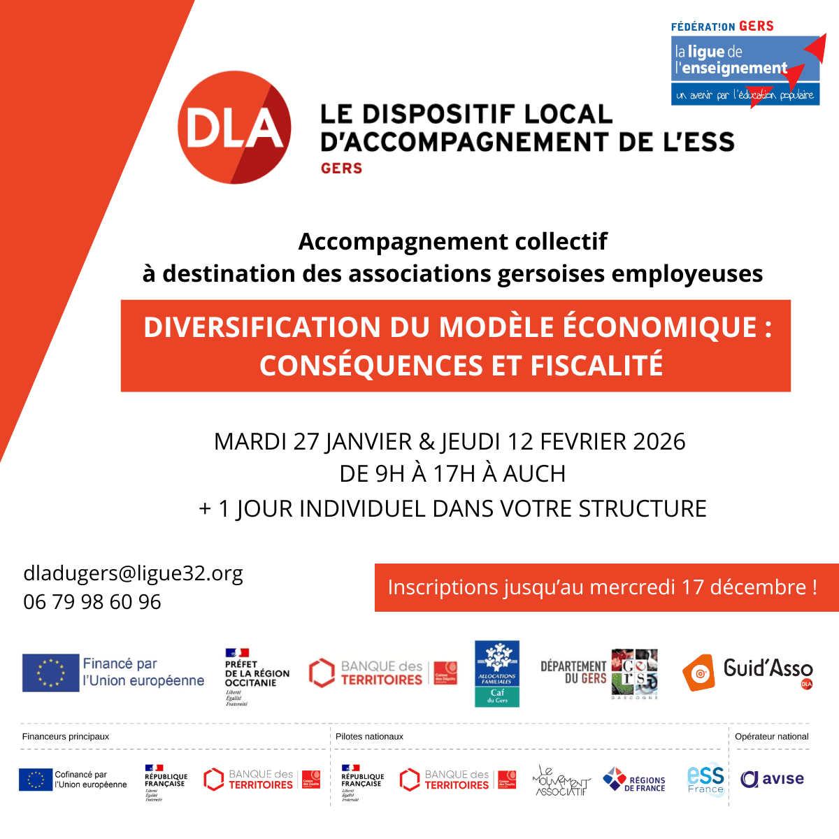 Accompagnement collectif DLA Gers Fiscalité